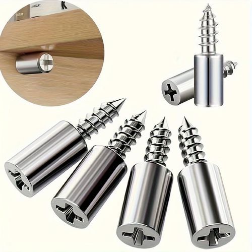 Self-tapping shelf support pins