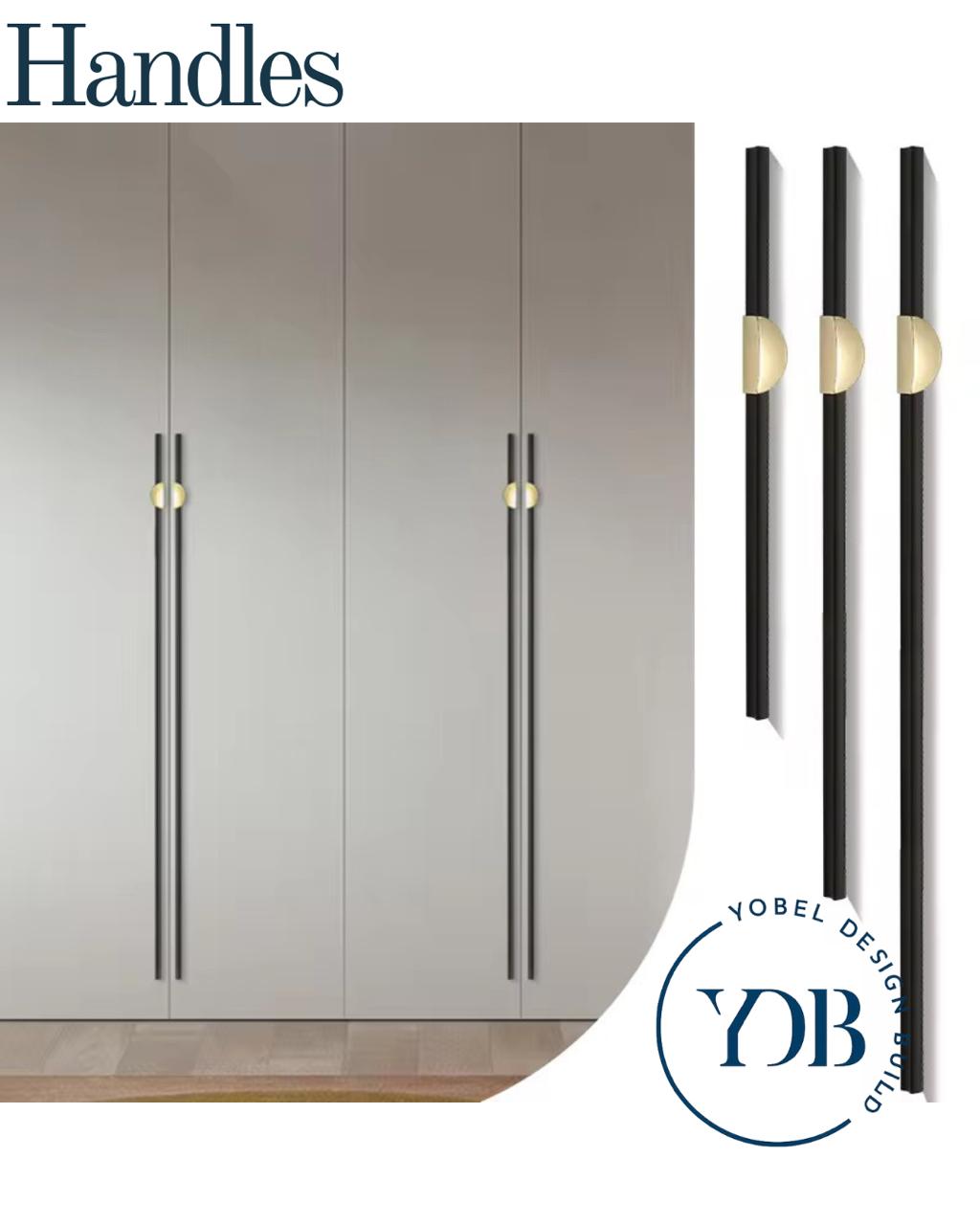 Geometric cabinet pull handles  {bar pull} thumbnail