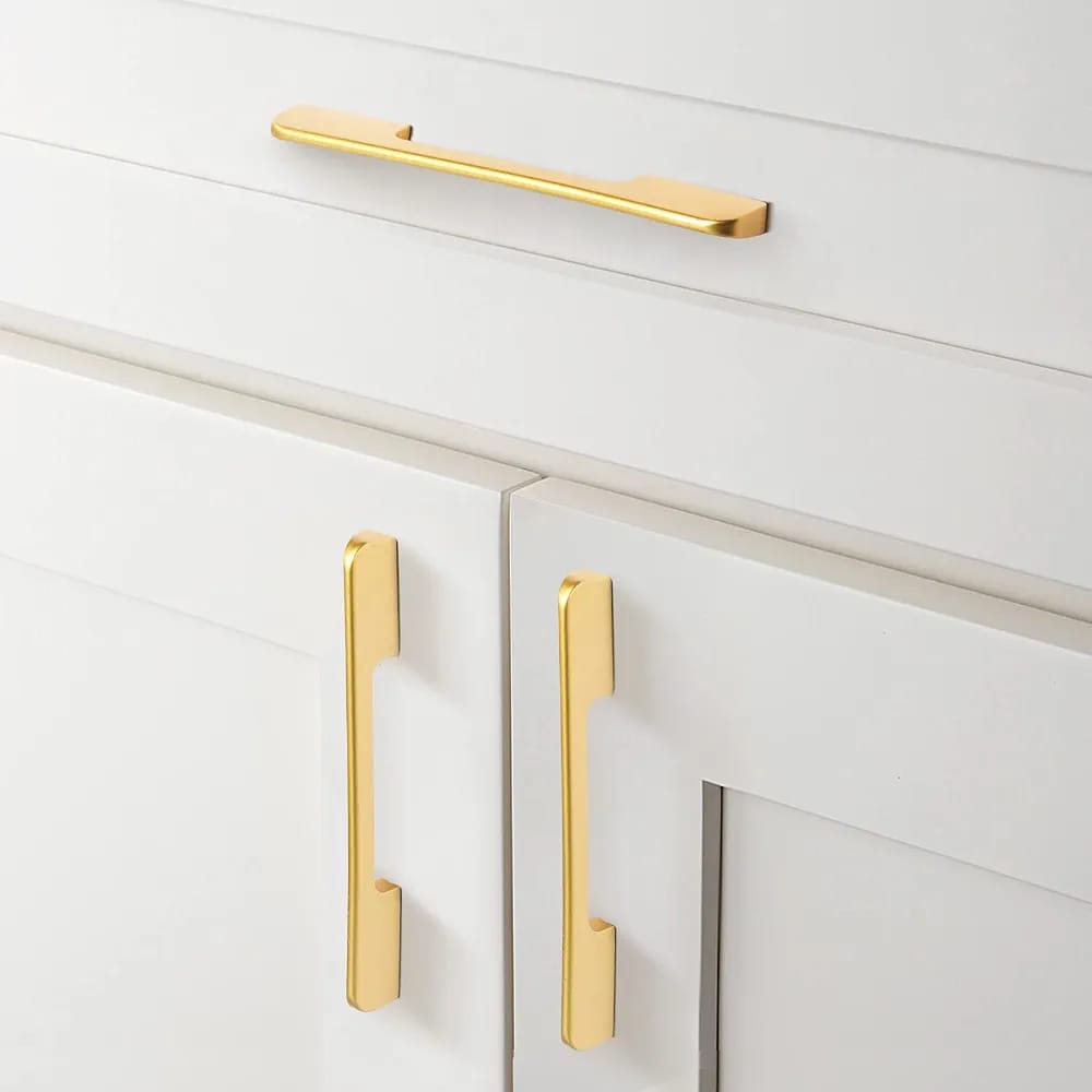 Gold Aluminium alloy cabinet pull handle